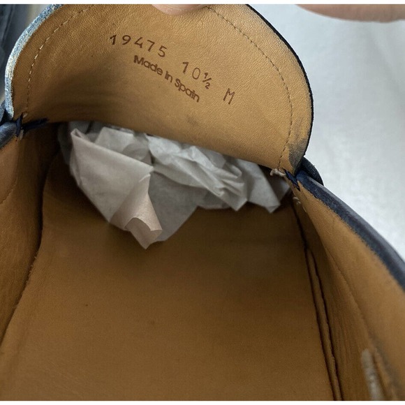 Magnanni Men’s Blue Casual Leather Slip On Sneakers Loafer Shoes Size 10.5